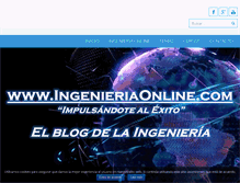 Tablet Screenshot of ingenieriaonline.com
